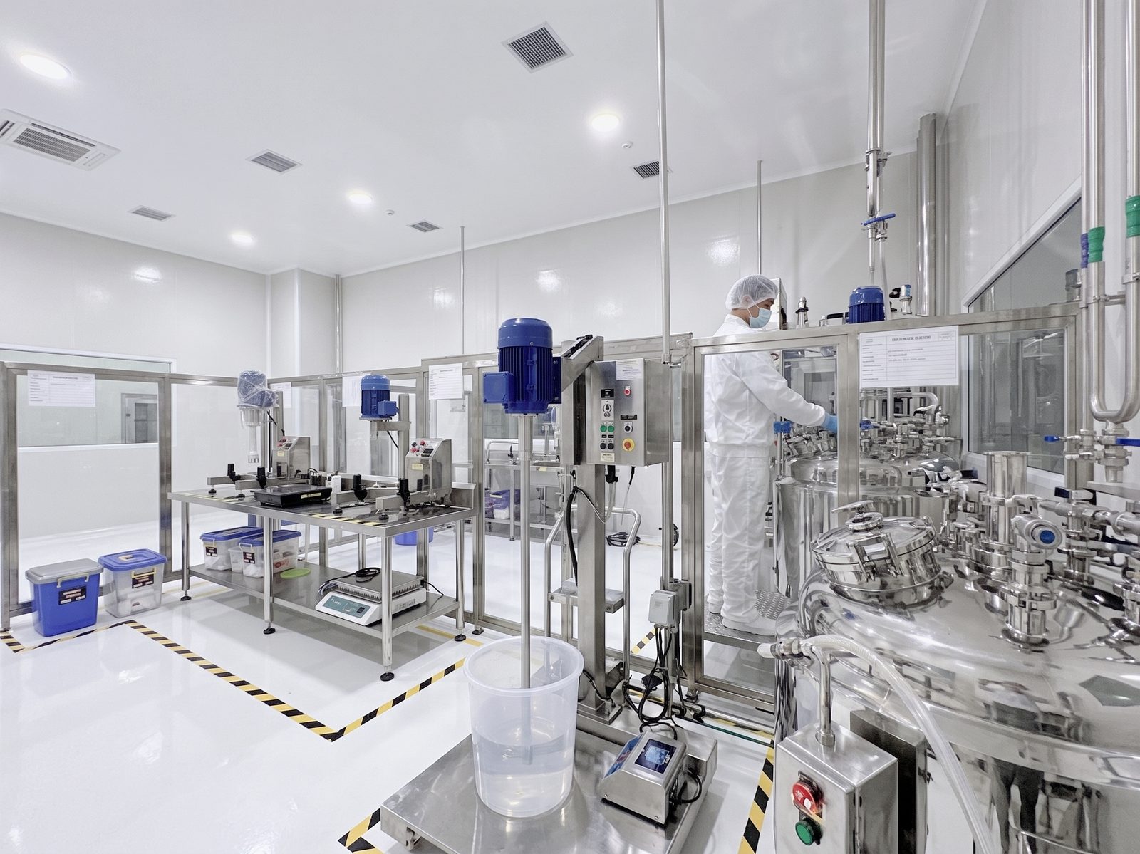 Quality control laboratory at the Cikupa plant